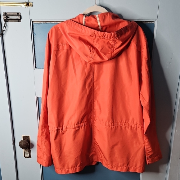 G H Bass Women's Peach Rain Utility Jacket XL - Picture 6 of 9